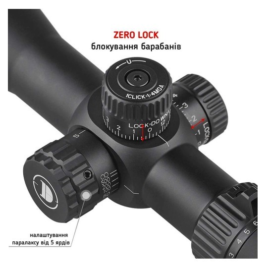 Прицел Discovery Optics HT 3-12x40 SF FFP (30 мм, без подсветки) Фото 3